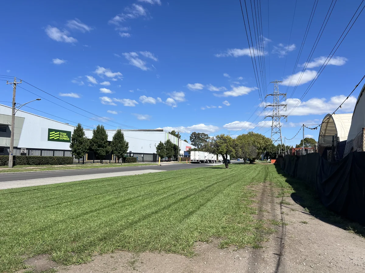 Ride-on mowing on a large open block